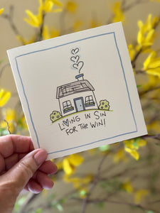 Living In Sin-Greeting Card