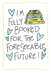 Fully Booked -Bookmark Card