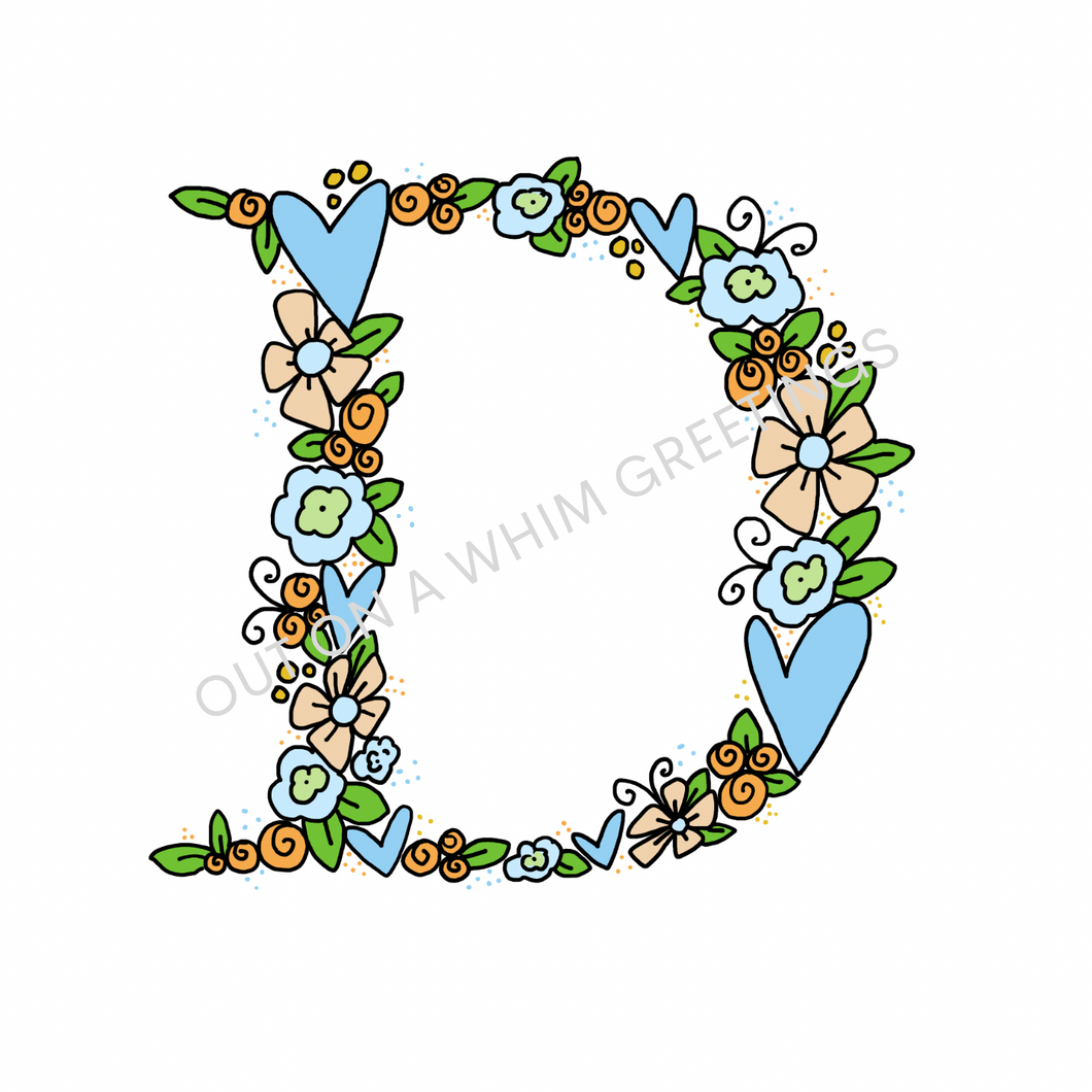 D - Initial - Digital Download