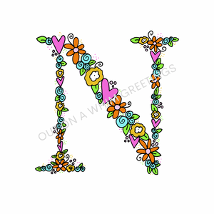 N - Initial - Digital Download