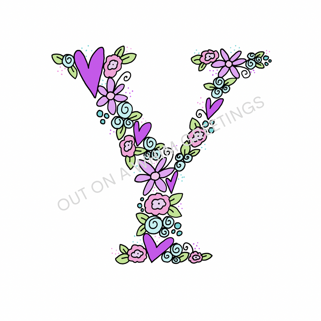 Y - Initial - Digital Download