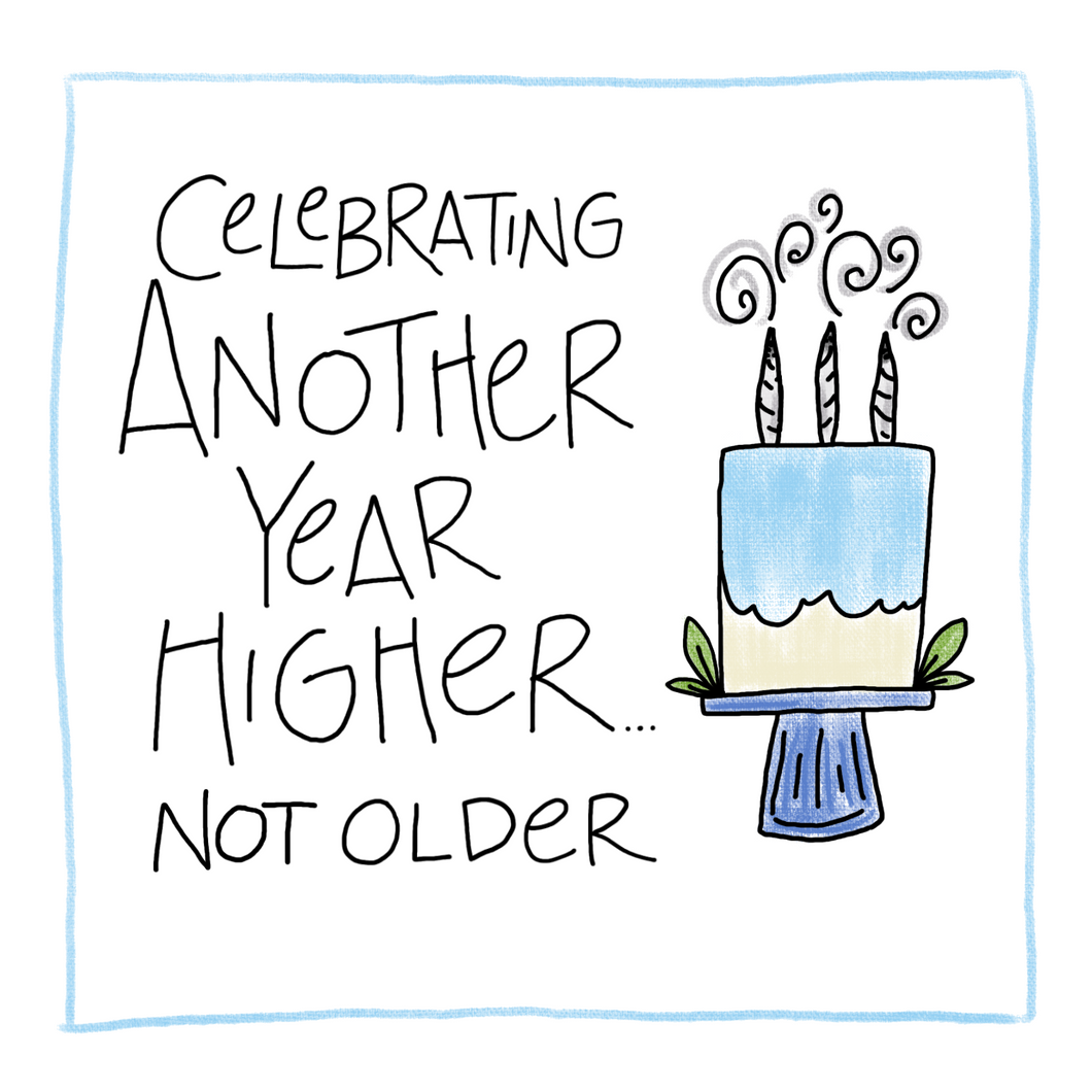 Higher-Greeting Card