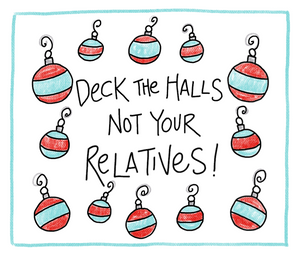 Deck The Halls - Holiday Bottle Note