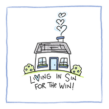 Load image into Gallery viewer, Living In Sin-Greeting Card
