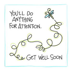 Attention-Greeting Card