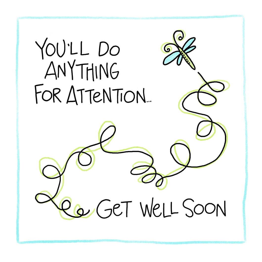 Attention-Greeting Card