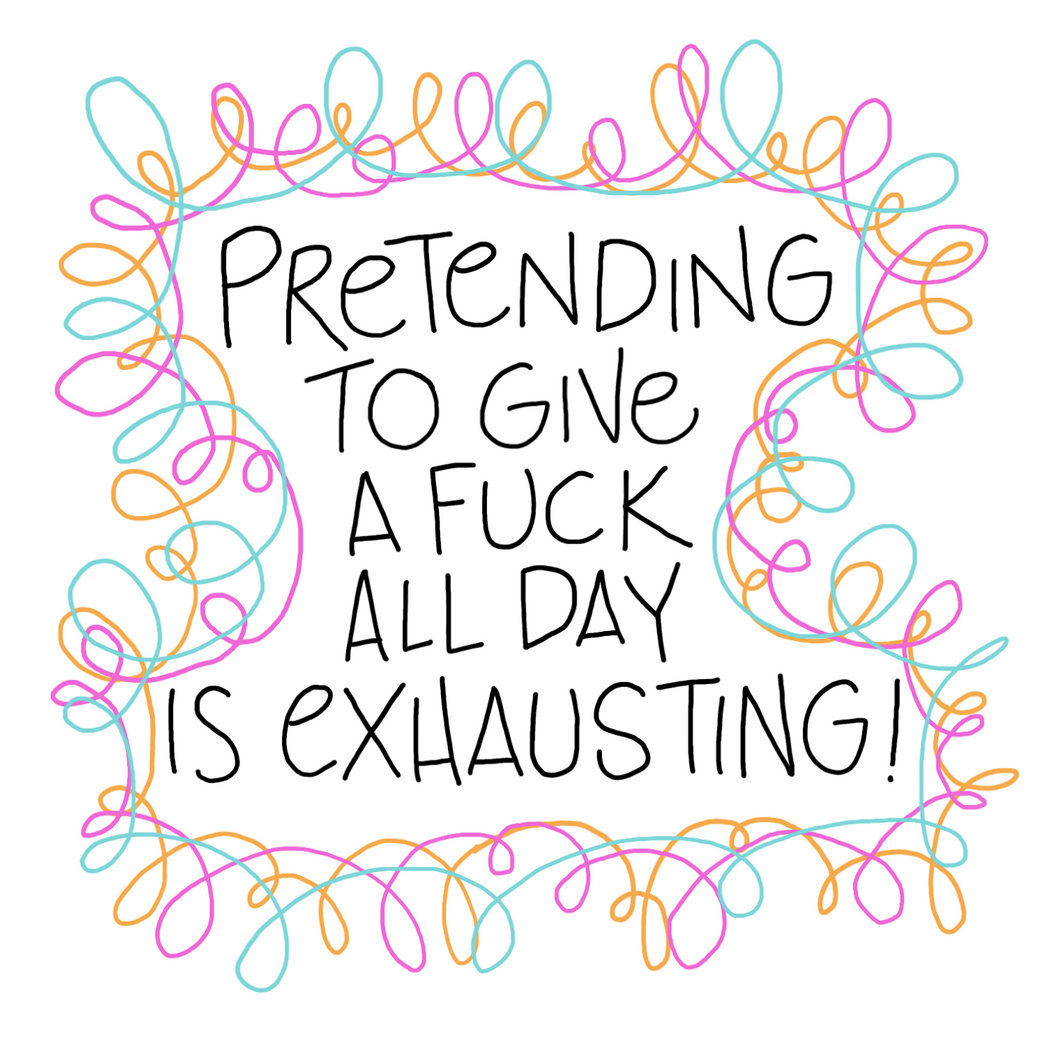 Pretending-Greeting Card