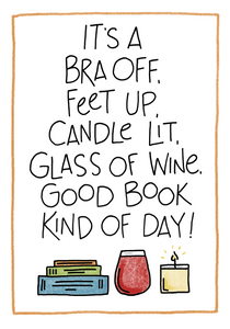 Bra Off -Bookmark Card