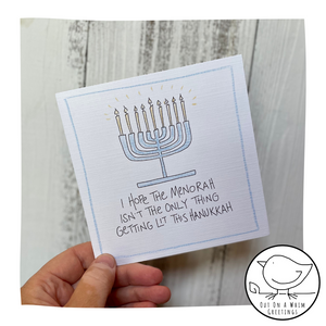 Light The Menorah-Greeting Card