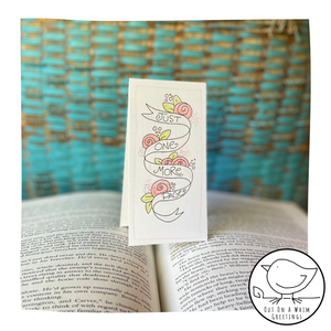 Just One More Page -Bookmark Card