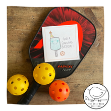 Load image into Gallery viewer, Smashing (Pickleball)-Greeting Card
