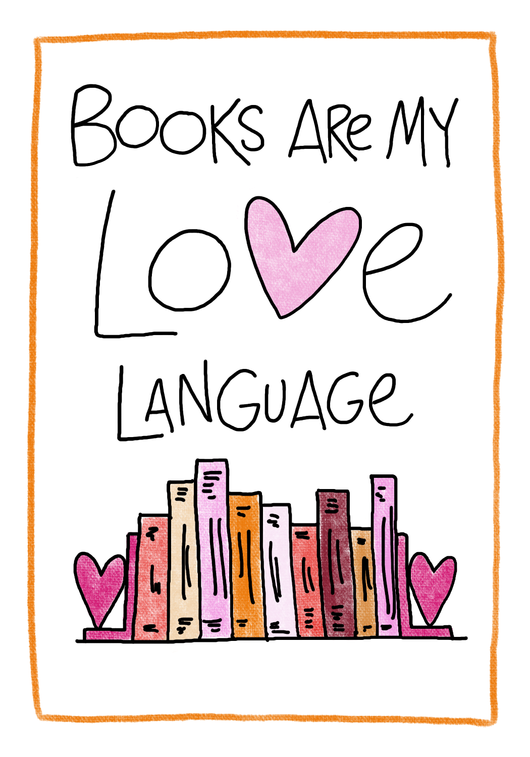 Love Language -Bookmark Card