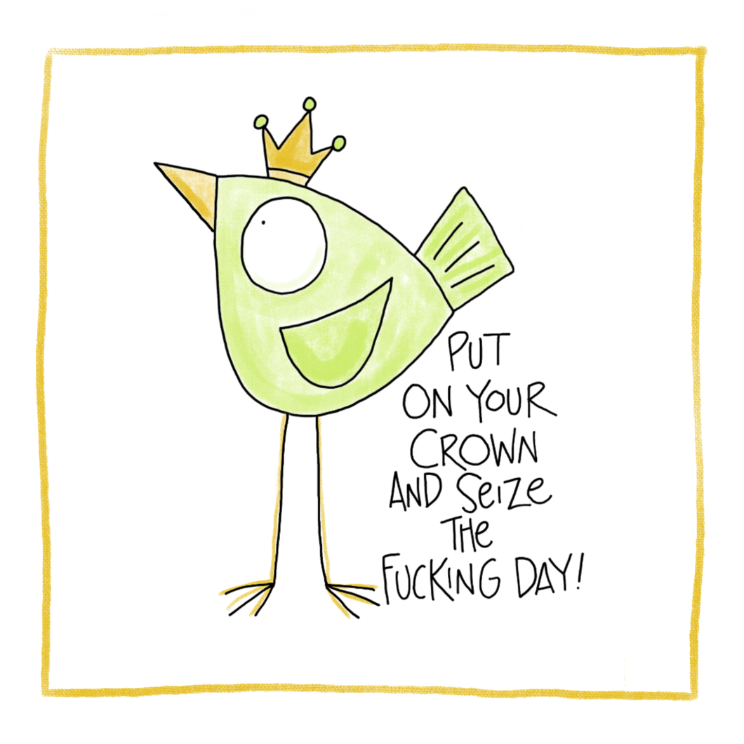 Crown-Greeting Card