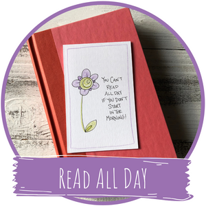 Read All Day-Bookmark Card