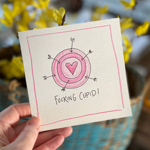 Fucking Cupid Valentine Greeting Card